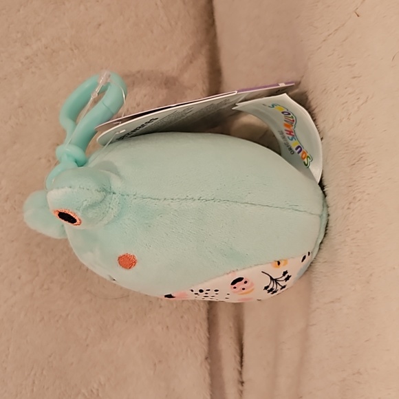 1/$6 or 2/$10 NWT Squishmallow Fritz - Frog Clip-On Keychain Plush (3.5 in.) - Picture 3 of 10